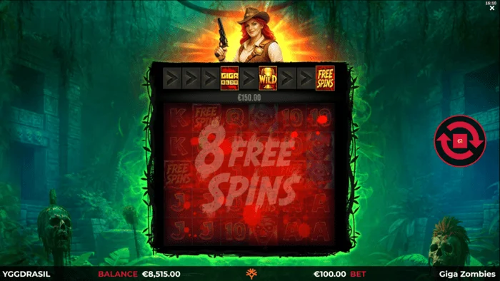 Giga Zombies - ræsa Free Spins